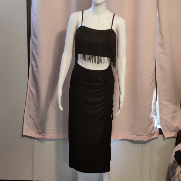 NWT Drawstring Maxi Skirt - Picture 5 of 5